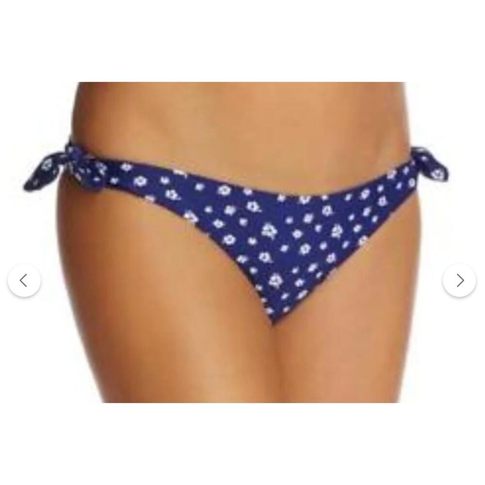 MINKPINK Womens Floral Hipster Swim Bottom Navy size Small NWT